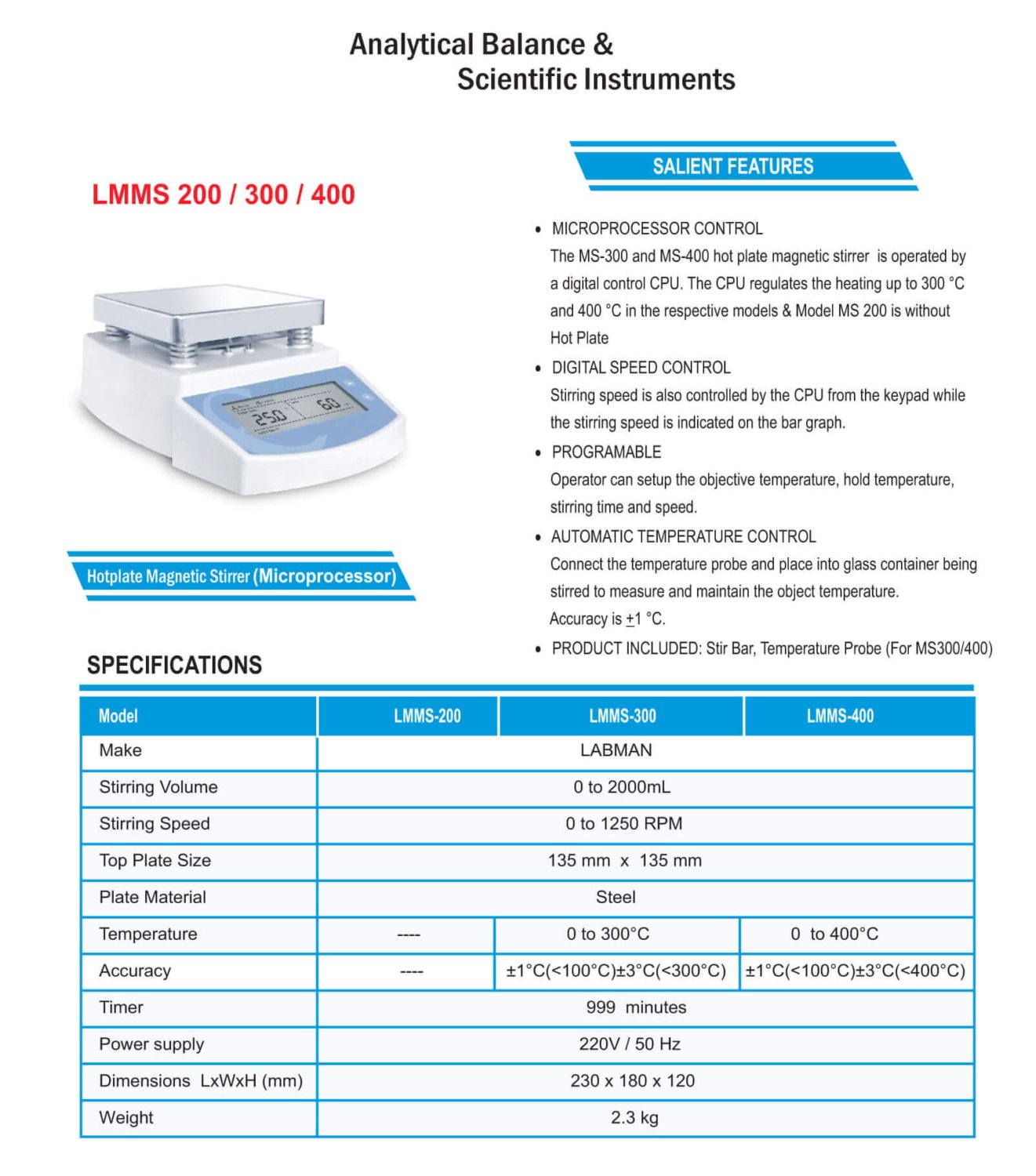 MAGNETIC STIRRER – TSR Instruments and Solutions